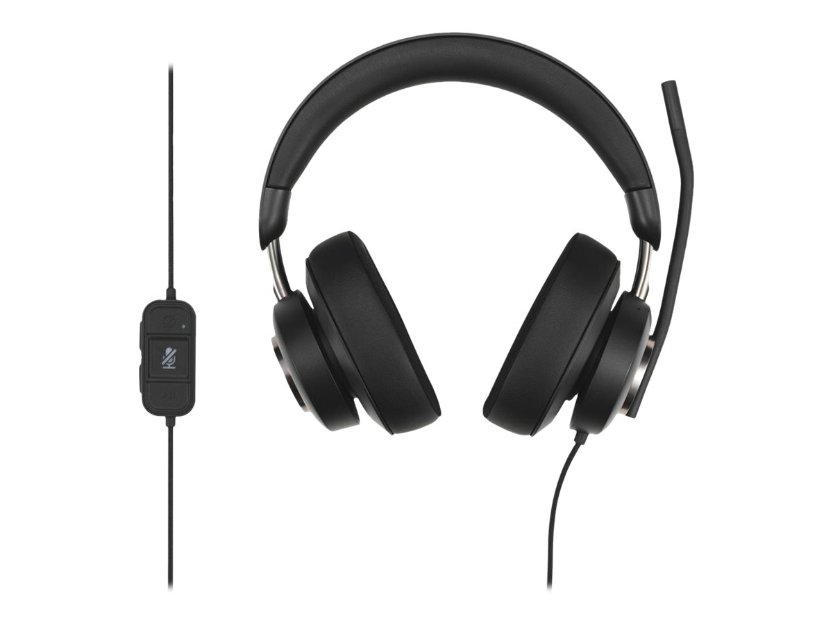 Kensington H2000 - Headset - ohrumschließendkabelgebunden - USB-C - Geräuschisolierung
