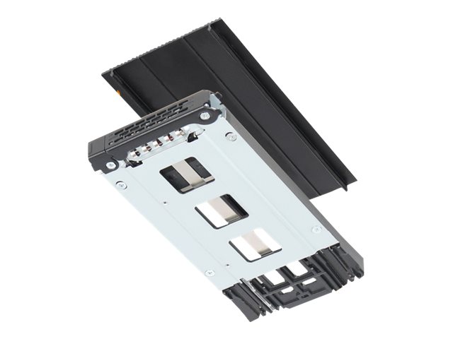 Icy Dock ToughArmor MB833M2K-B - Mobiles Speicher-Rackmit Kühlkörper - M.2 - M.2 NVMe Card - SAS - Schwarz