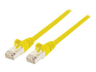 Intellinet Network Patch Cable, Cat7 Cable/Cat6A Plugs, 3m, Yellow, Copper, S/FTP, LSOH / LSZH, PVC, RJ45, Gold Plated Contacts, Snagless, Booted, , Polybag - Patch-Kabel - RJ-45 (M)zu RJ-45 (M) - 3 m