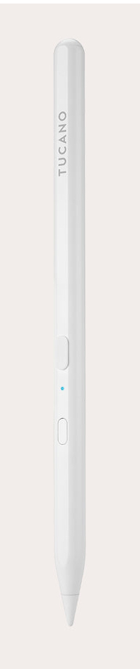 TUCANO Pencil 3, Tablet, Apple, Weiß, iPad 7th/8th/9th/10th gen iPad Air 10 9" 3rd/4th/5th gen iPad Pro 11" 1st/2nd/3rd/4th/5th gen iPad..., Weiß, AluminiumTouchpen
