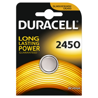 Duracell CR2450 3V, Einwegbatterie, CR2450, Lithium, 3 V, 1 Stück(e), Knopf/MünzeCR2450 - 3V - Lithium