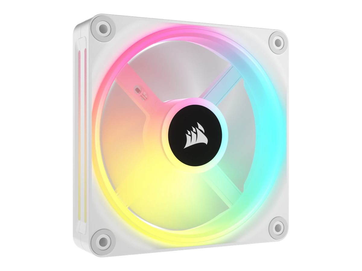 Corsair iCUE LINK QX120 RGB - Gehäuselüftermit Temperatursensor - 120 mm - weiß