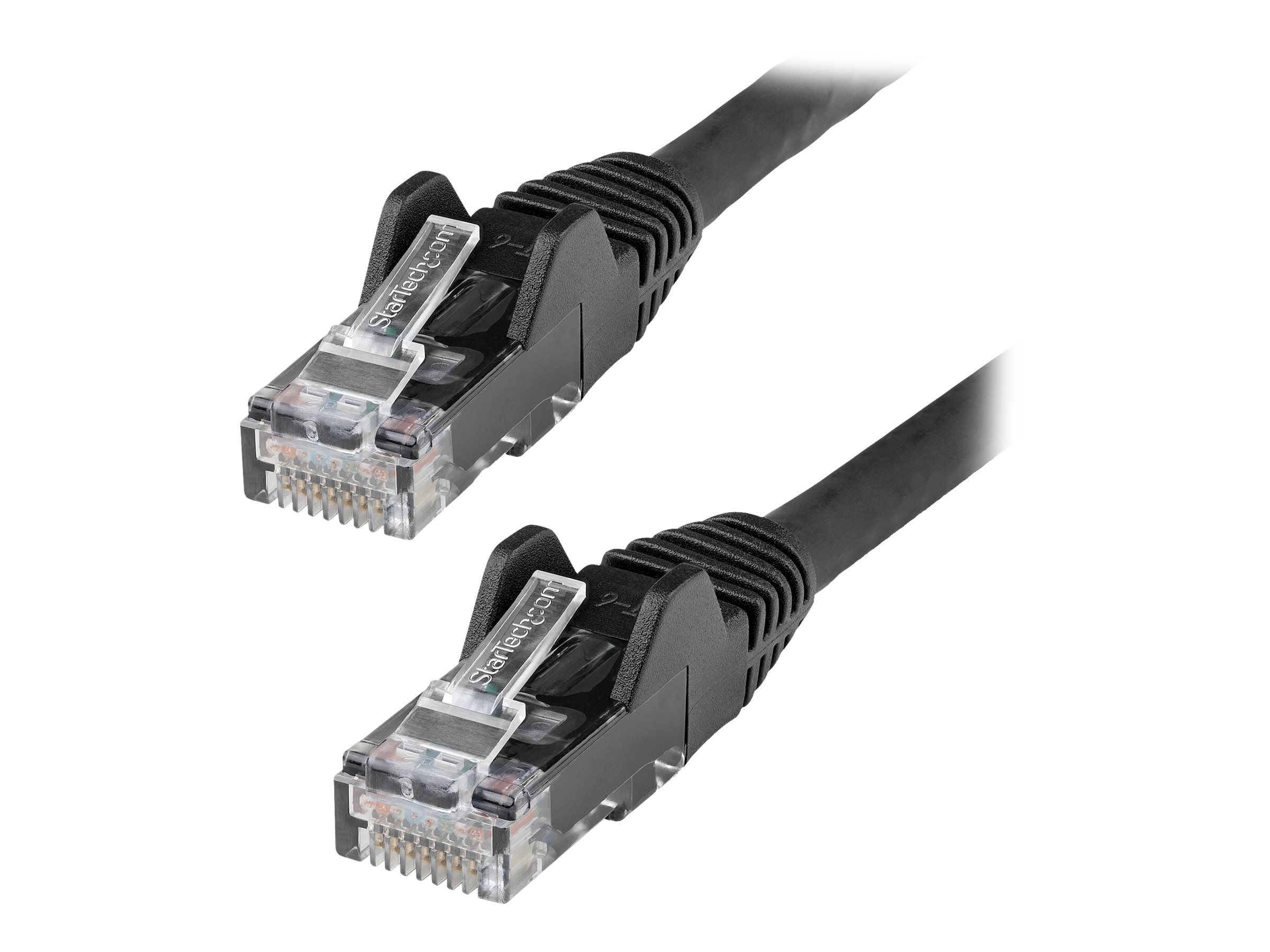 StarTech.com 1m Netzwerkkabel CAT6 - LSZH (Low Smoke Zero Halogen)10 Gigabit 650MHz 100W PoE RJ45 10GbE UTP Lan Kabel - Schwarz - CAT 6 - ETL Zertifizierung - 24AWG (N6LPATCH1MBK) - Patch-Kabel - RJ-4