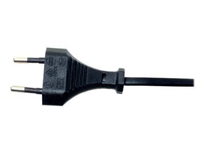 IC Intracom Manhattan Power Cord/Cable, Euro 2-pin (CEE 7/16) plug to C7 Female (figure of eight)1.8m - 2.3A - Black -  - Polybag - Stromkabel - Eurostecker (M) zu power IEC 60320 C7 - 1.8 m - Schwarz