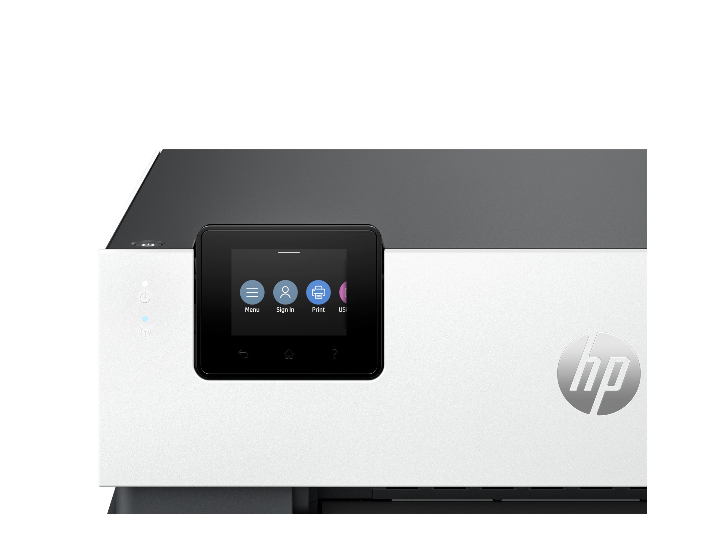 HP Officejet Pro 9110b - Drucker - Farbe - Duplex - Tintenstrahl - A4/Legal - 1200 x 1200 dpi - bis zu 22 Seiten/Min. (einfarbig)//bis zu 18 Seiten/Min. (Farbe) - Kapazität: 250 Blätter - USB 2.0 - LA