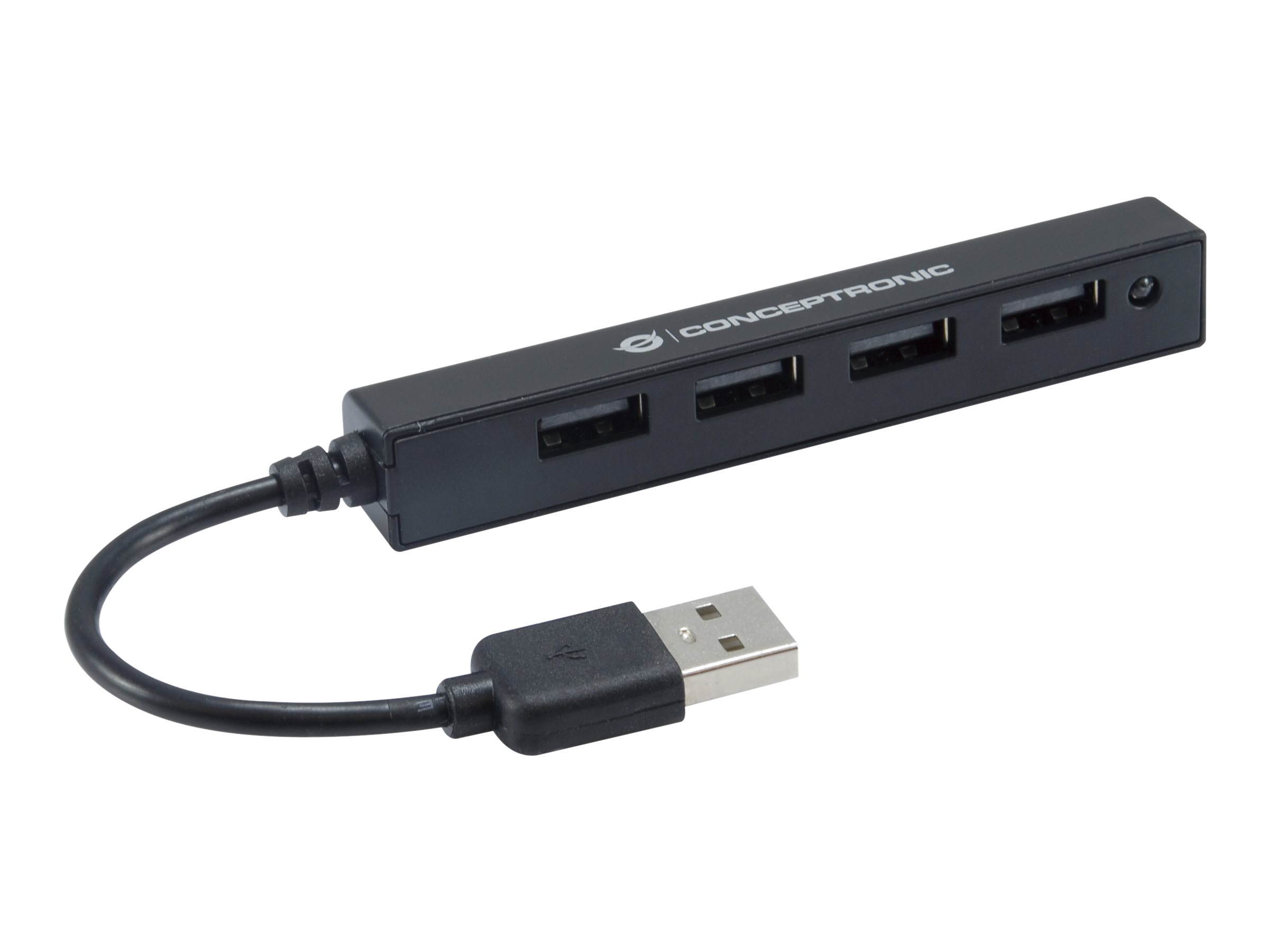 Conceptronic HUBBIES HUBBIES05B - Hub - 4 x USB2.0 - Desktop
