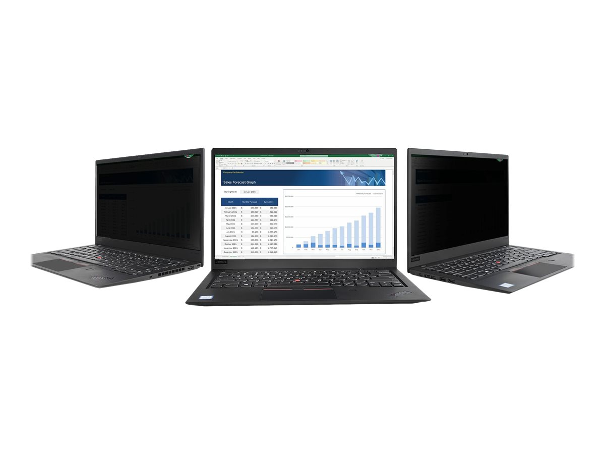 StarTech.com 14in Lap14in Laptop Privacy Screen, Anti-Glare Privacy Filter for Widescreen (16:9)Displays - Laptop Monitor Screen Protector with 51% Blue Light Reduction - Reversible Matte/Glossy Sides