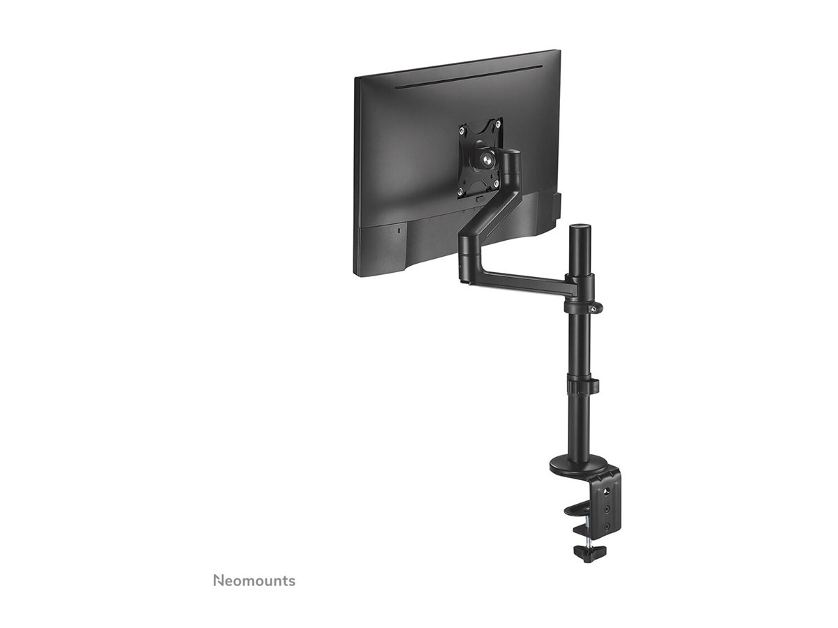 Neomounts DS60-425BL1 - Befestigungskit (Spannbefestigung für Tisch, Tisch-Kabeldurchführung, VESA Adapterplatte, Monitorarm)vollbeweglicher einstellbarer Arm - für LCD-Display - Stahl - Schwarz - Bil