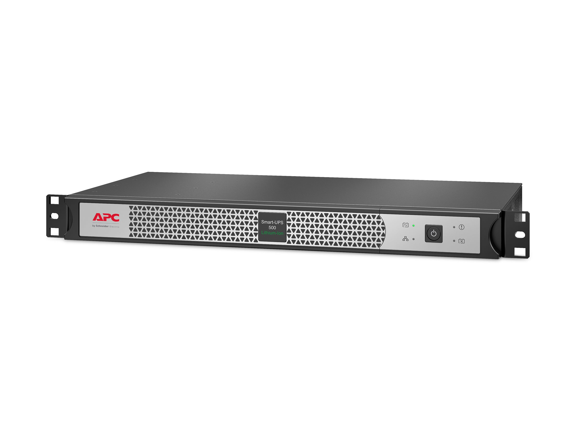 APC Smart-UPS SC SCL500RMI1UNC - USV (Rackeinbaufähig) - Wechselstrom 230 V - 400 Watt - 500 VA - Ethernet 10/100 - USB - Ausgangsanschlüsse: 4 - 1U - Schwarz - Silber - für P/N: AR106V - AR4018SPX432