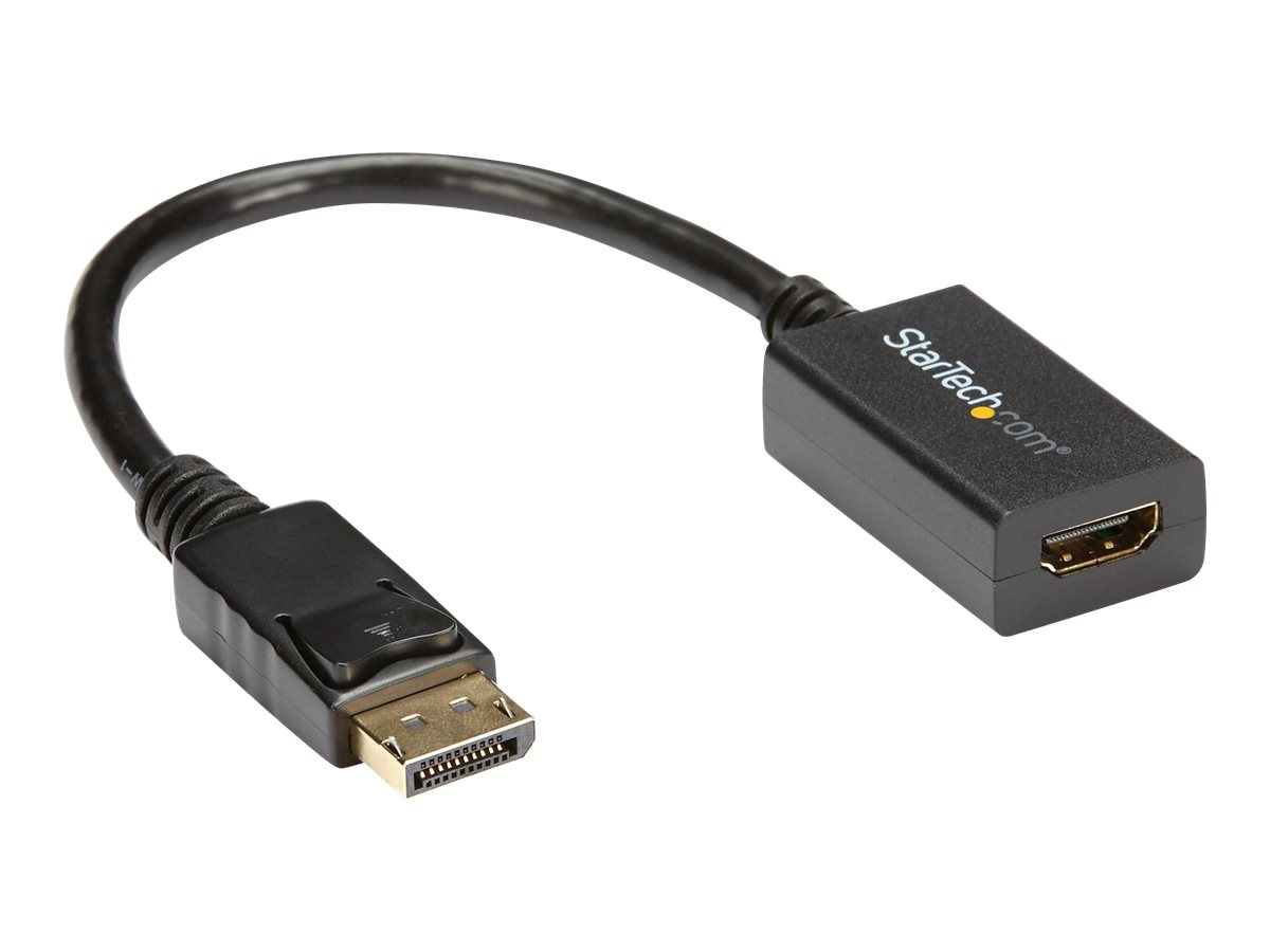 StarTech.com Startech DisplayPort auf HDMI Video Adapter / Konverter (Stecker/Buchse)DP zu HDMI mit bis zu 1920x1200 - DP / HDMI Länge 25cm - Videoadapter - DisplayPort männlich zu HDMI weiblich - 26.