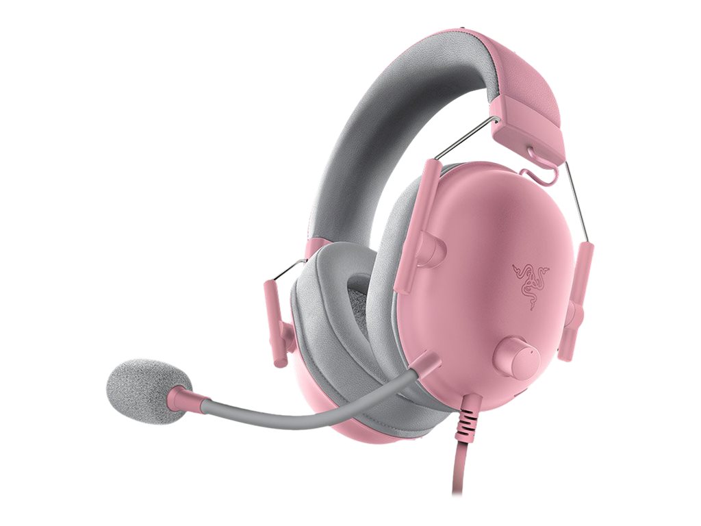 Razer BlackShark V2 X - Headset - ohrumschließendkabelgebunden - 3,5 mm Stecker - Geräuschisolierung - Quartz