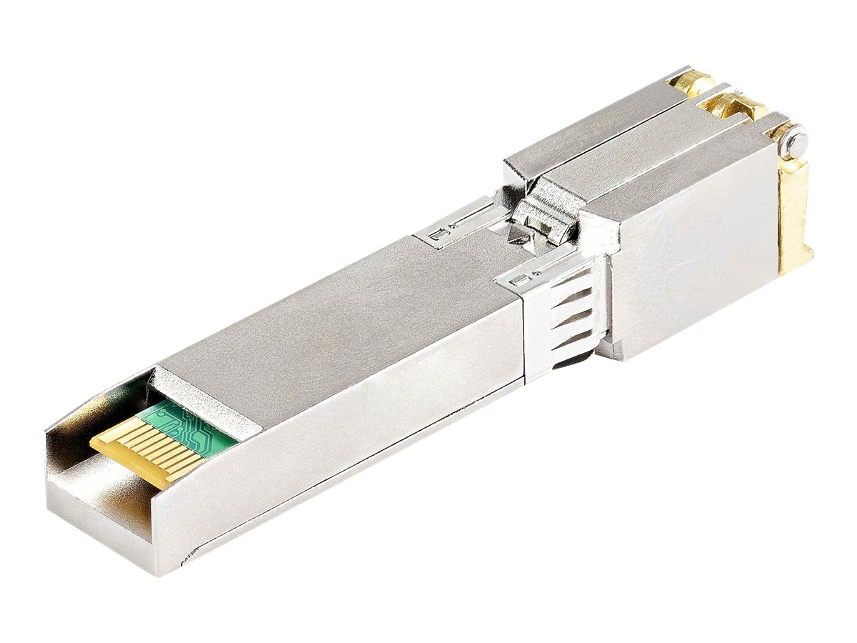 StarTech.com Cisco kompatibles SFP+ TransceiverModul - 10GBASE-T - MSA konform - RJ45 Kupfer - 10GBASE-T - 30m mit CAT6a - SFP+-Transceiver-Modul - 10GbE - 10GBase-T - RJ-45 - bis zu 30 m