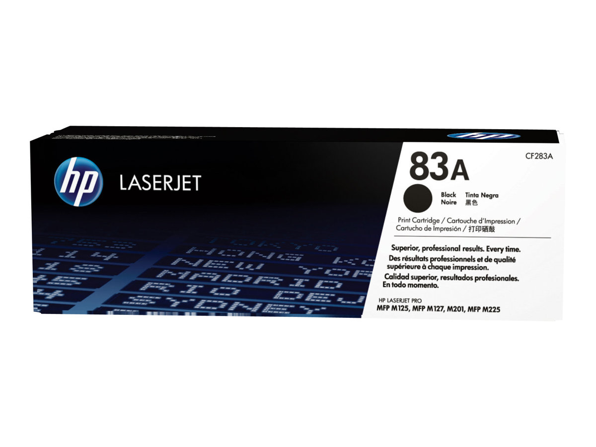 HP 83A - Schwarz - original - LaserJet - Tonerpatrone (CF283A)für LaserJet Pro M201 - M202 - MFP M125 - MFP M127 - MFP M225