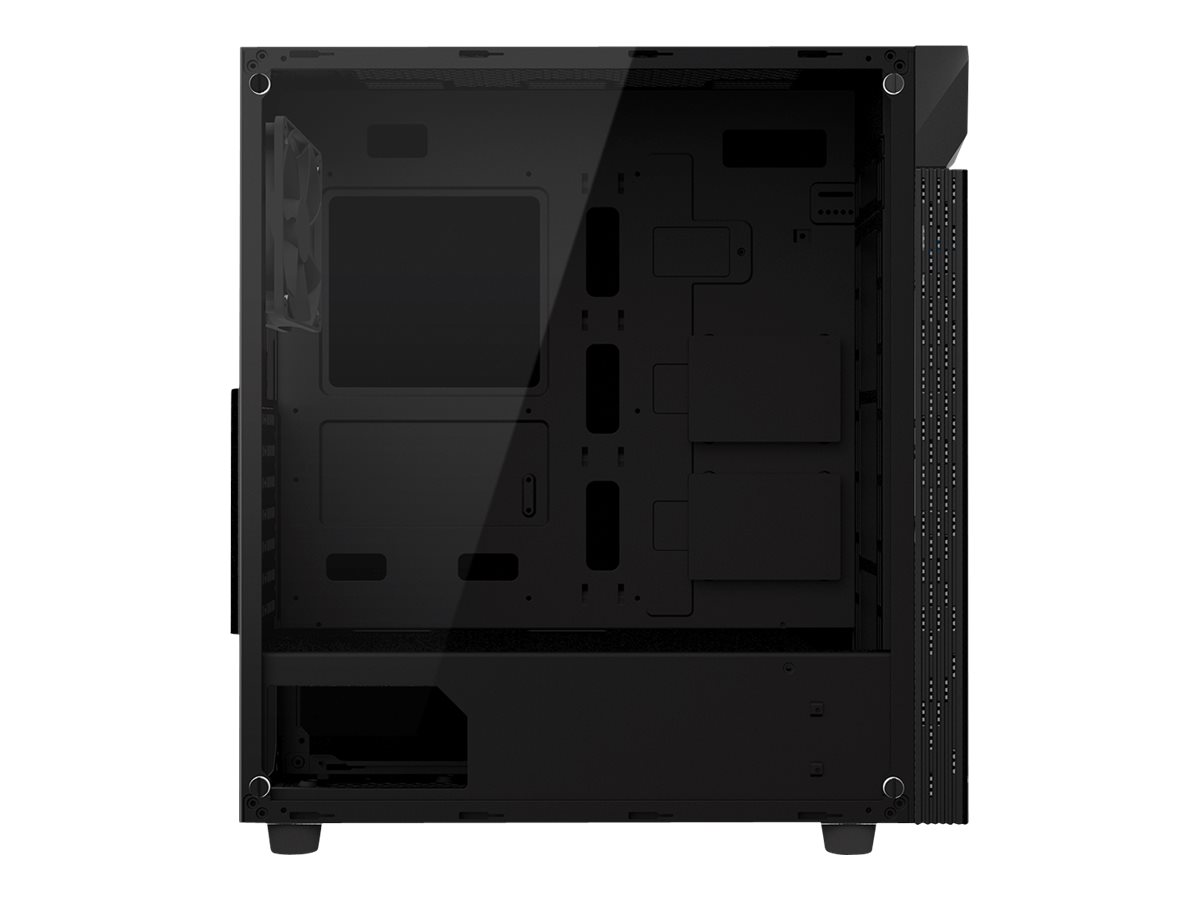 Gigabyte C200 GLASS - Tower - ATX - Seitenteil mit Fenster (gehärtetes Glas)keine Spannungsversorgung (ATX) - Schwarz - USB/Audio