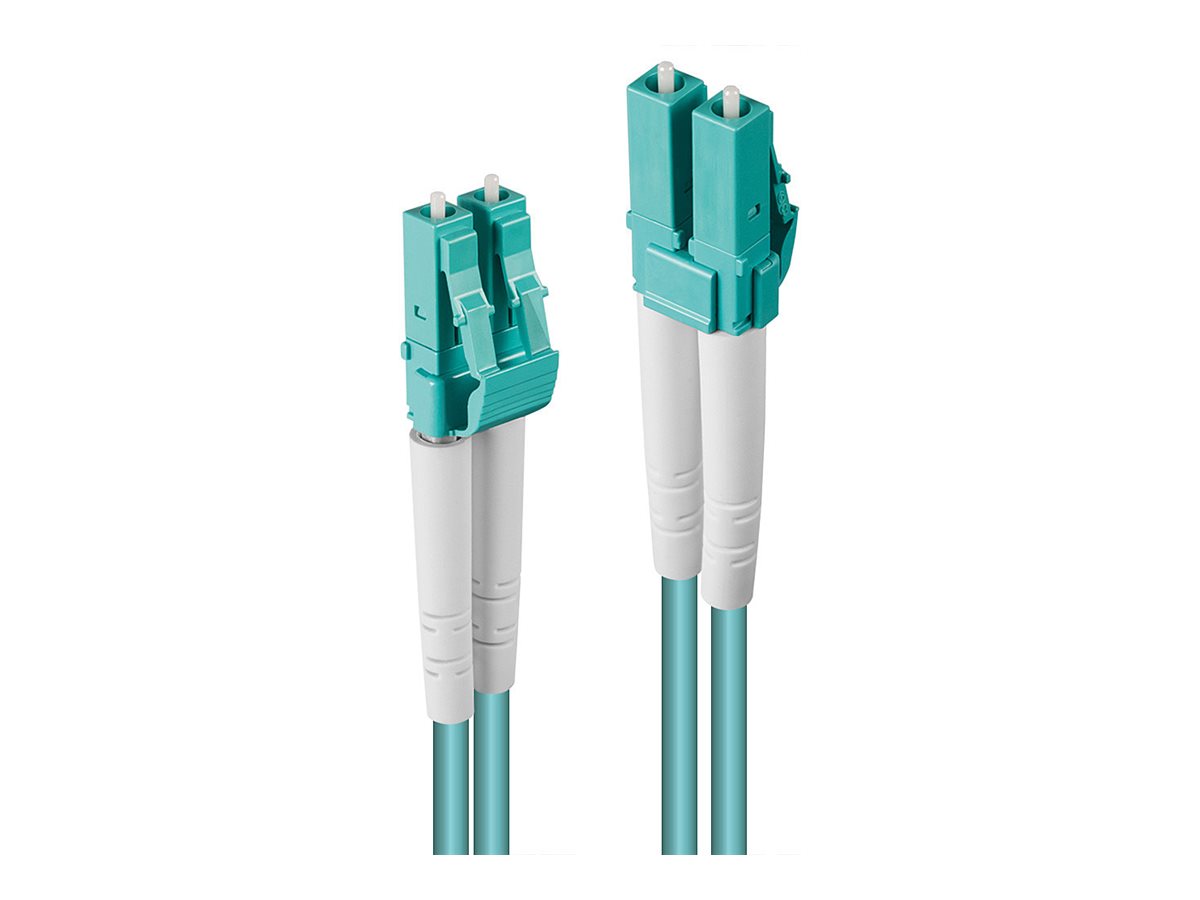 Lindy Patch-Kabel - LC Multi-Mode (M) zu LC Multi-Mode (M)30 m - 30 m - Glasfaser - Duplex - 50/125 Mikrometer - OM3 - halogenfrei
