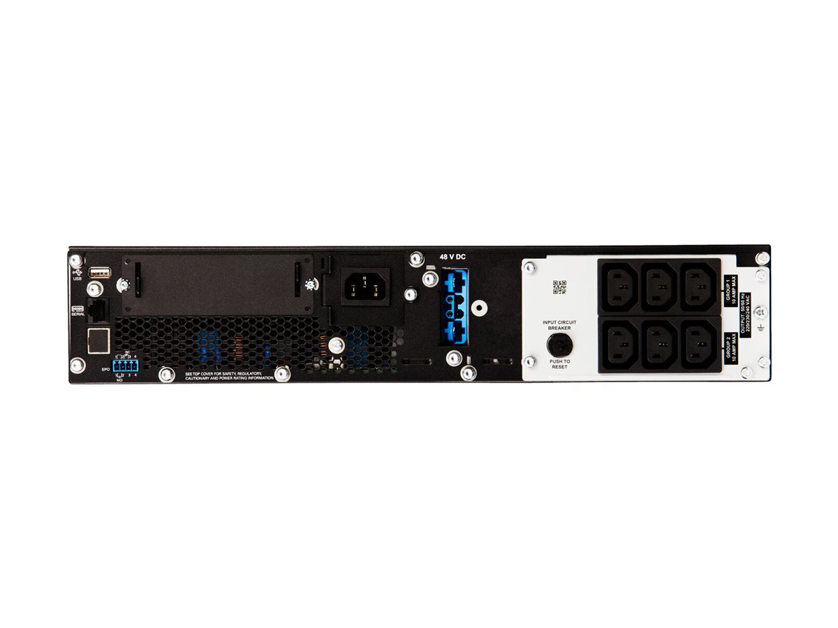 APC Smart-UPS SRT 1000VA - USV (in Rack montierbar/extern)Wechselstrom 230 V - 1000 Watt - 1000 VA - RS-232 - USB - Ausgangsanschlüsse: 6 - PFC - Schwarz