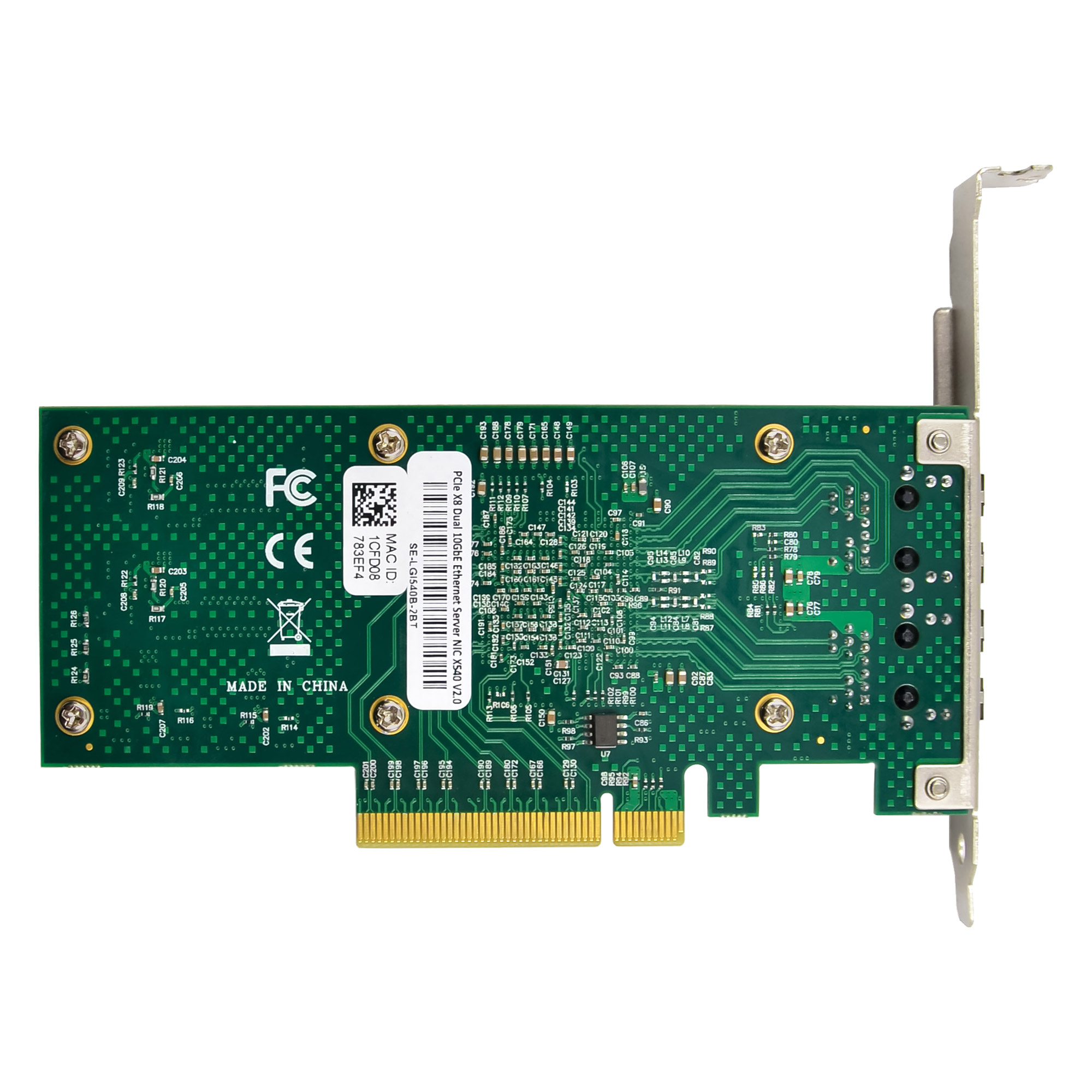 InLine Dual 10-Gigabit Netzwerkkarte - 2x RJ45 10Gb/s - PCIe x81/10GBase-T x 2