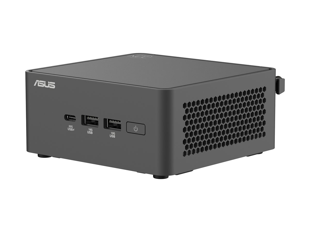 ASUS NUC 15 Pro Tall Kit RNUC15CRHU700002 - BareboneMini-PC - 1 x Core Ultra 7 255H / 1.5 GHz - RAM 0 GB - Arc Graphics 140T - Wi-Fi 6 - Bluetooth - Wi-Fi 7 - WLAN: 802.11a/b/g/n/ac/ax/be - Bluetooth