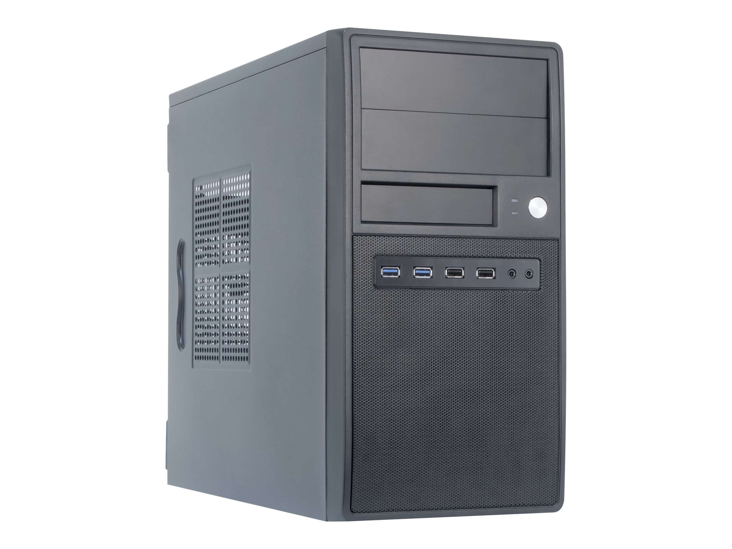 Chieftec CT-04B-350GPB - Tower - micro ATX 350Watt - Schwarz - USB/Audio