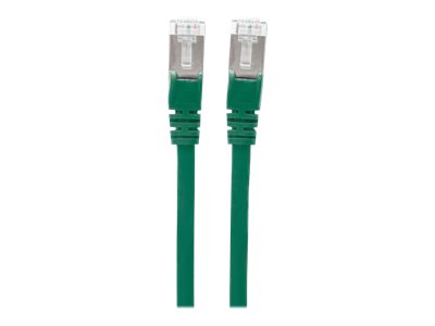 Intellinet Network Patch Cable, Cat6A, 7.5m, Green, Copper, S/FTP, LSOH / LSZH, PVC, RJ45, Gold Plated Contacts, Snagless, Booted, , Polybag - Patch-Kabel (DTE)RJ-45 (M) zu RJ-45 (M) - 7.5 m - SFTP -