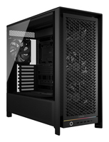 Corsair FRAME 5000D RS - Mid tower - E-ATX - Seitenteil mit Fenster (gehärtetes Glas)keine Spannungsversorgung (ATX) - Schwarz - USB/Audio