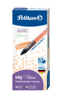 Pelikan Inky 273, Stick-Kugelschreiber, Orange, 10 Stück(e)pastel light orange folding box