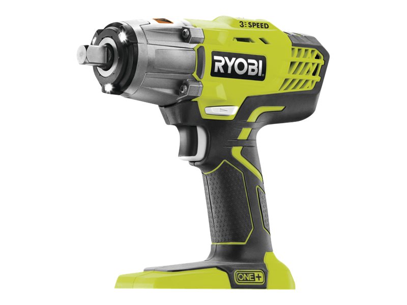 Ryobi One+ R18IW3-0 - Schlagschrauber - schnurlos3 Geschwindigkeiten - 1/4-Zoll-Sechskantnuss - 1/2-Zoll-VierkantSechskant - 400 N·m - ohne Batterie - 18 V