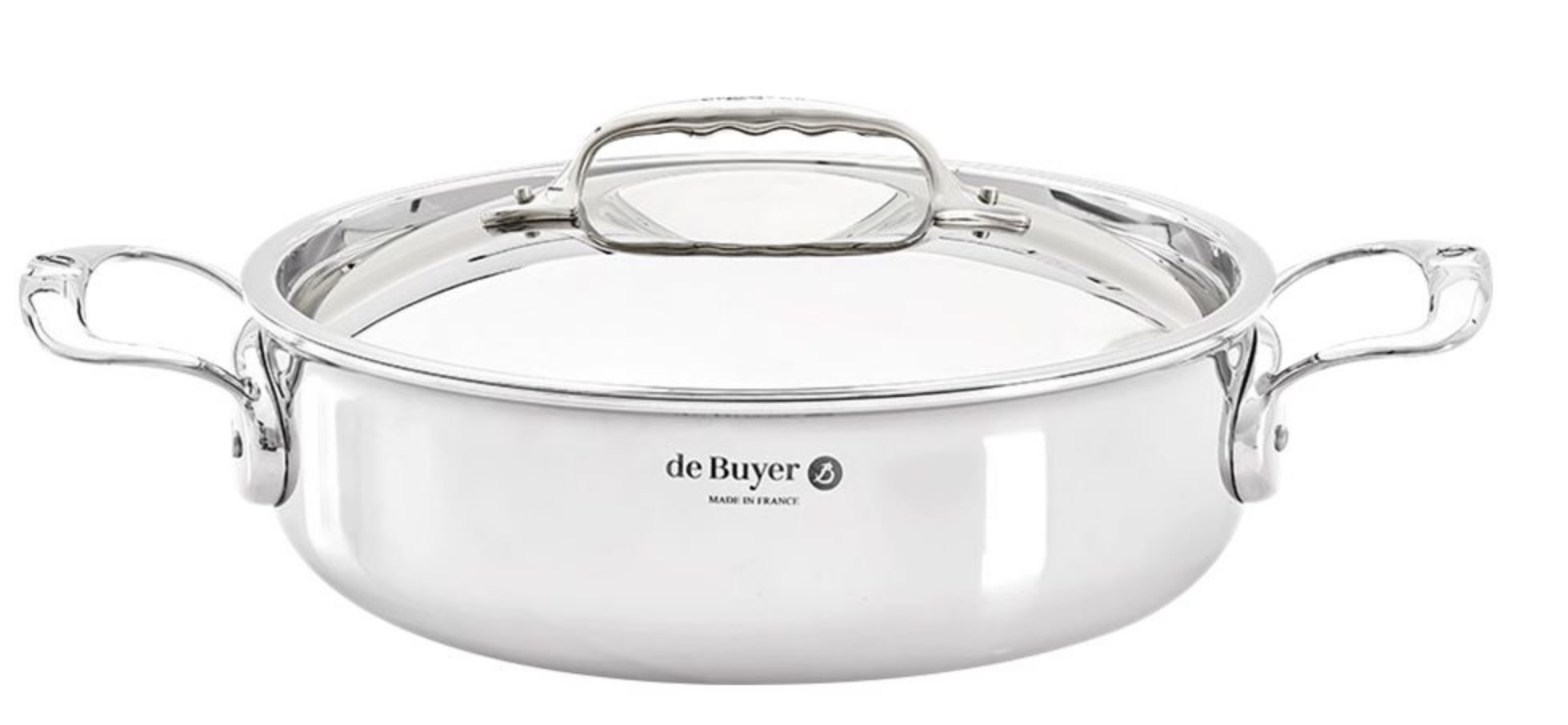 de Buyer AFFINITY - Saute-Topf mit Deckel - 24 cm - 3 L