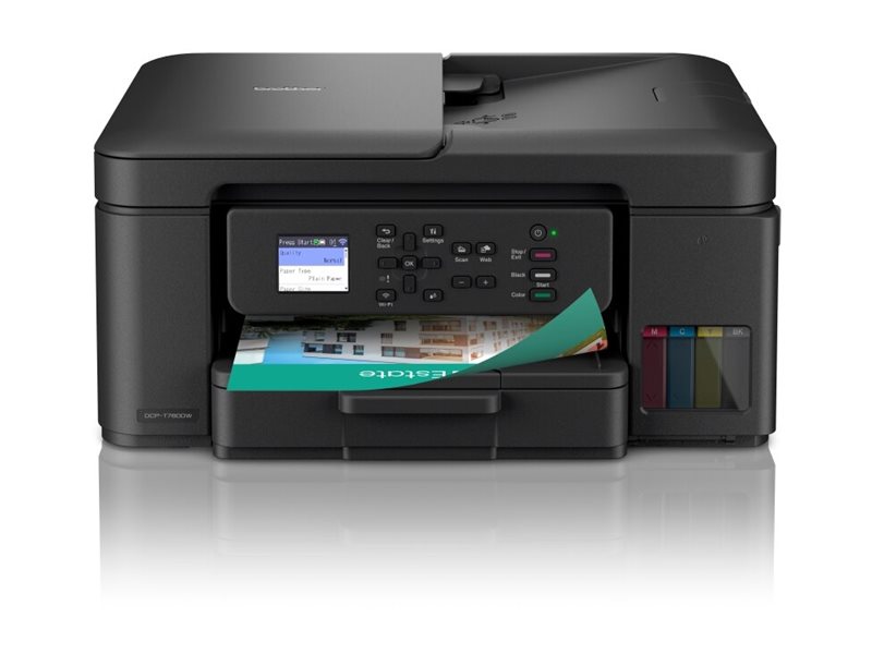 Brother DCP-T780DW - Multifunktionsdrucker - Farbe - Tintenstrahl - ITS - A4/Legal (Medien)150 Blatt - USB 2.0 - Wi-Fi(n)