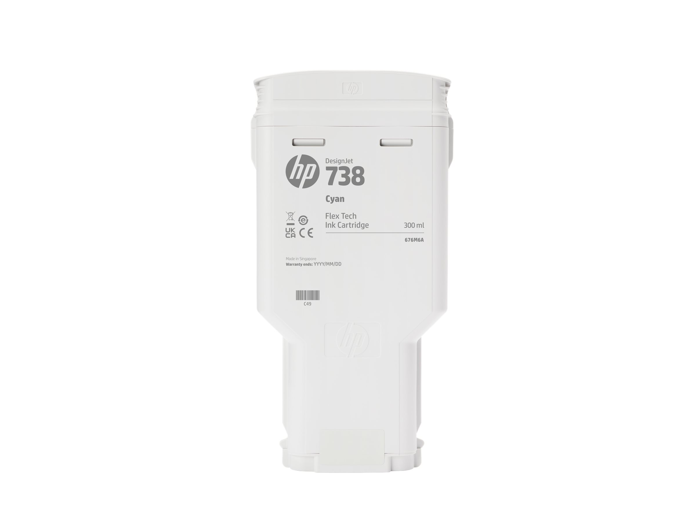 HP 738 - 300 ml - Magenta - original - DesignJetTintenpatrone - für DesignJet T950 - XT950