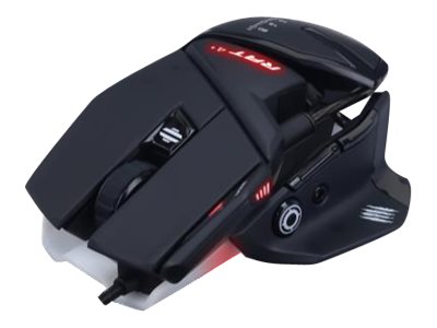 Mad Catz R.A.T.4+ - Maus - optisch - 9 Tastenkabelgebunden - USB - Schwarz