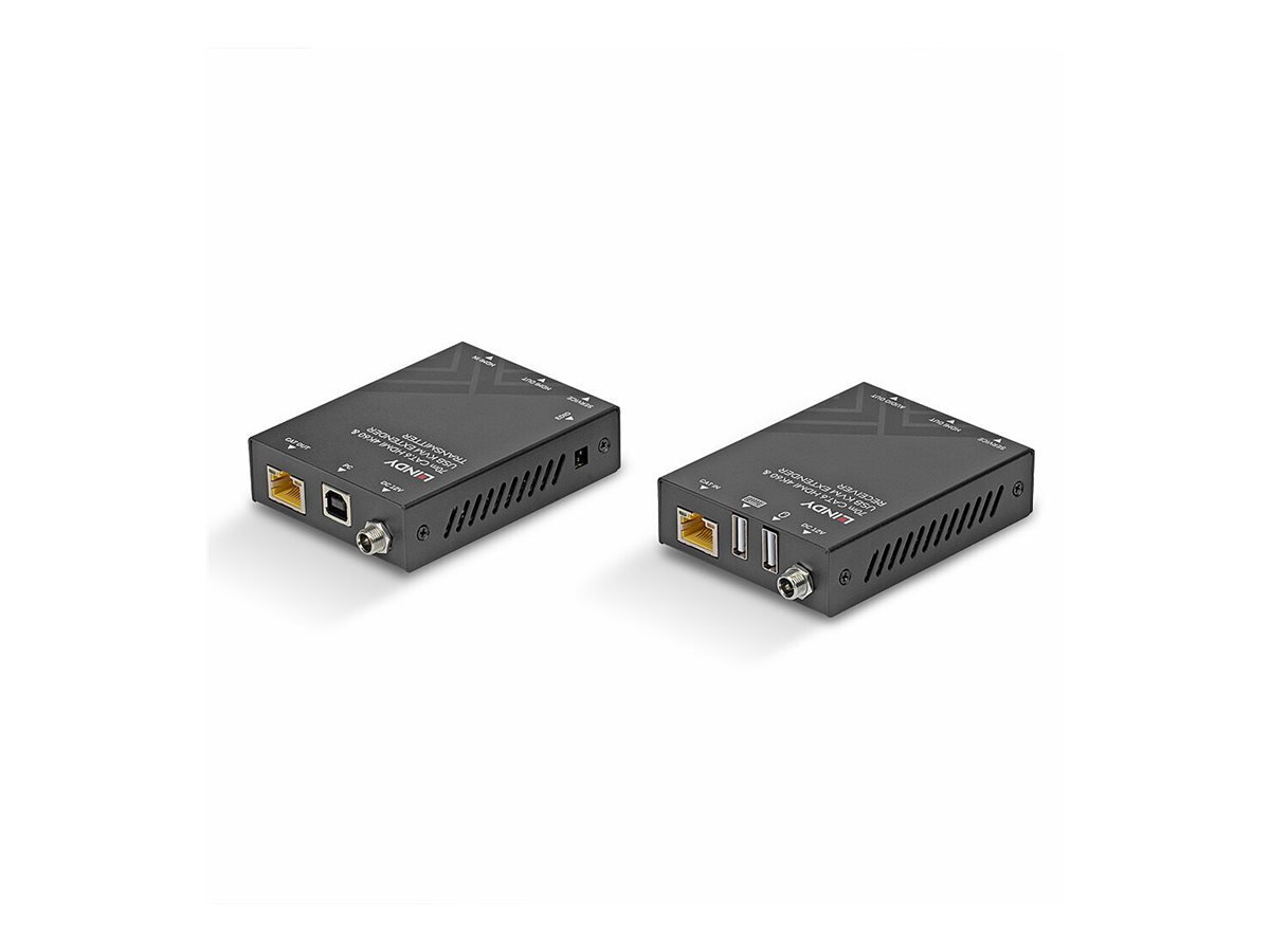 Lindy Sender und Empfänger - KVM-/Audio-/USB-Extenderüber CAT 6 - USB - bis zu 70 m