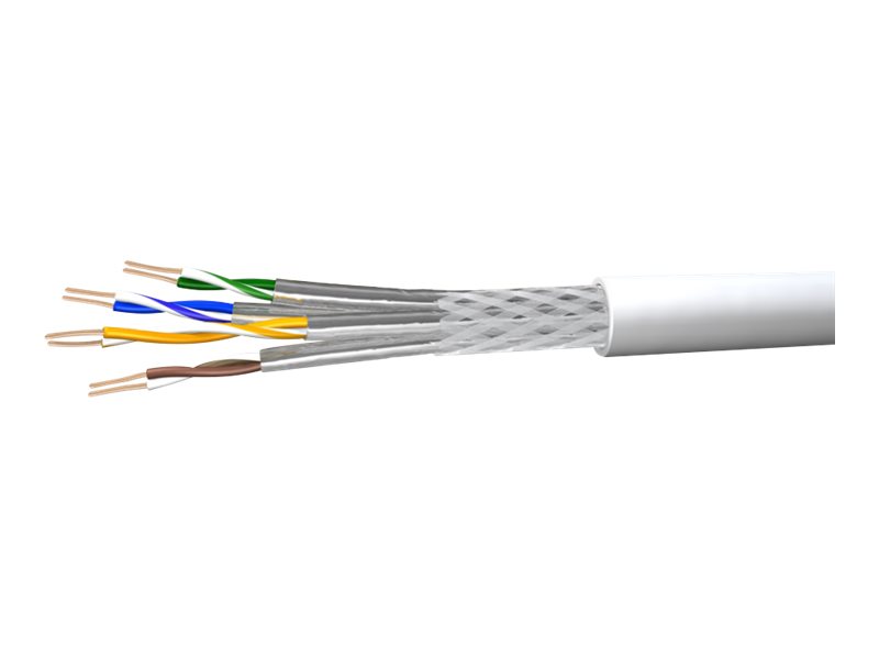 Draka UCHome SS26 - Bulkkabel - SFTP, PiMFCAT 7 - IEEE 802.3at - halogenfrei - Riser - weiß