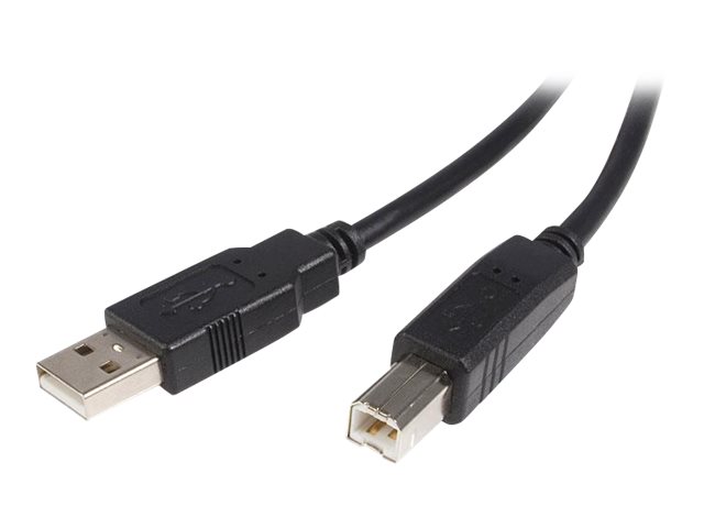 StarTech.com 3m USB 2.0 A auf B Kabel - St/St - USB-Kabel - USB (M)zu USB Typ B (M) - USB 2.0 - 3 m - Schwarz