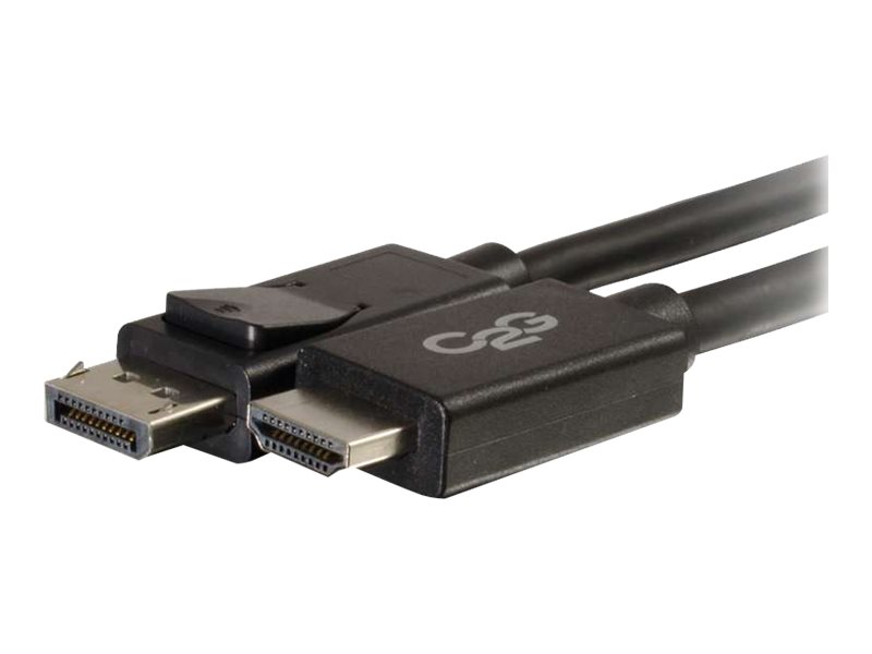 C2G 10ft DisplayPort to HDMI Cable - DP to HDMI Adapter Cable - M/M - DisplayPort-Kabel - DisplayPort (M)zu HDMI (M) - 3.048 m - Schwarz