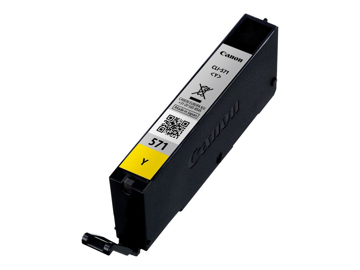 Canon CLI-571Y - 7 ml - Gelb - original - Tintenbehälterfür PIXMA TS5051 - TS5053 - TS5055 - TS6050 - TS6051 - TS6052 - TS8051 - TS8052 - TS9050 - TS9055