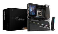 Gigabyte X870E AORUS XTREME X3D AI TOP Mainboard - Unterstützt AMD Ryzen 9000 Serie CPUs, 24+2+2-Phasen-VRM, bis zu 9000MHz DDR5 (O.C.), 2xPCIe 5.0 M.2 + 3xPCIe 4.0 M.2, Wi-Fi 7, 10GbE LAN, USB 4, AMD