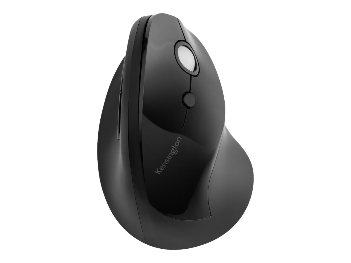 Kensington Pro Fit Ergo Vertical Wireless Mouse - Vertikale Maus - ergonomisch - Für Rechtshänder - 6 Tasten - kabellos - 2.4 GHz - kabelloser Empfänger (USB)Schwarz