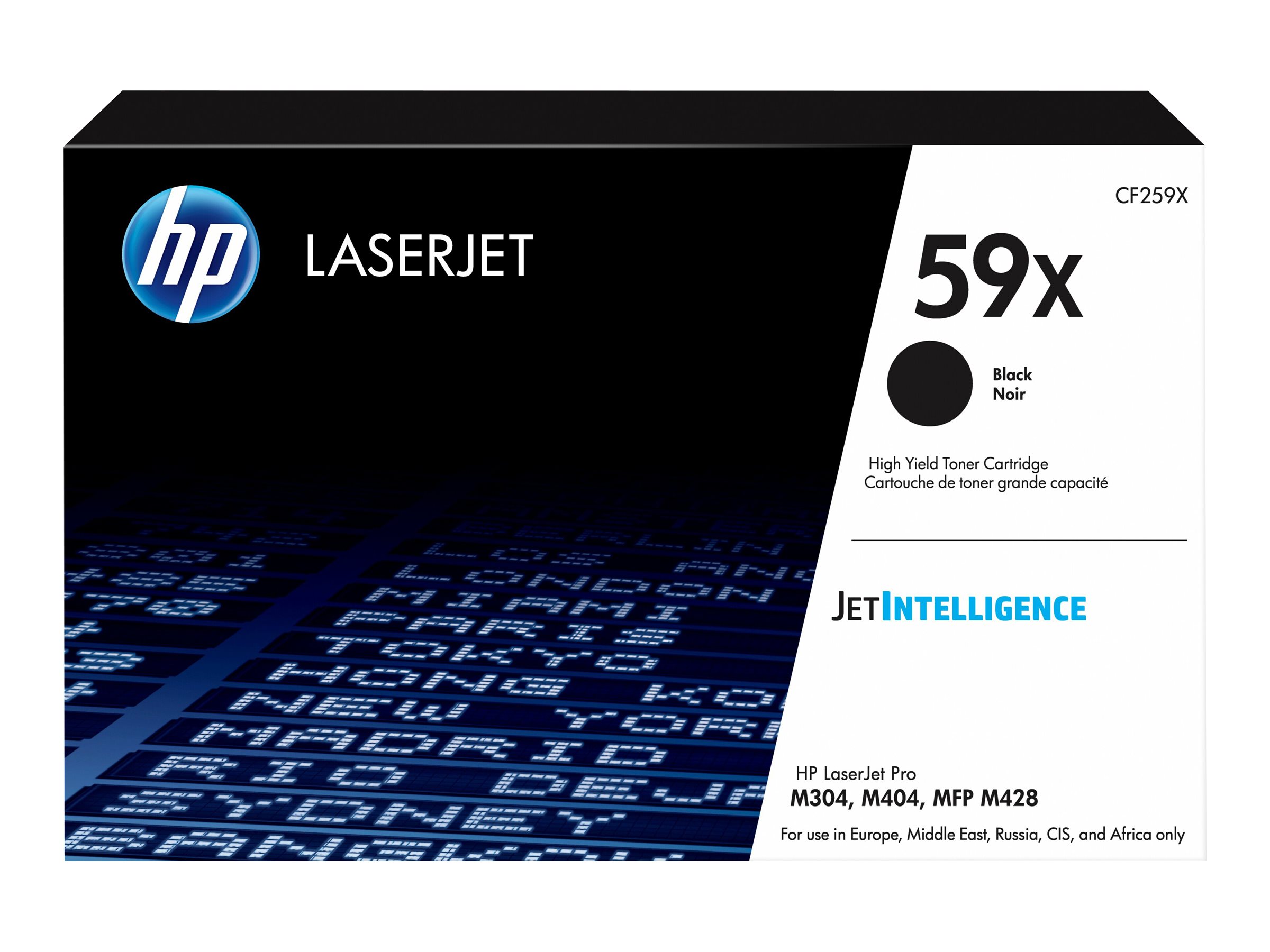 HP 59X - Hohe Ergiebigkeit - Schwarz - original - LaserJet - Tonerpatrone (CF259X)für LaserJet Pro M304a - M404dn - M404dw - M404n - M428fdw