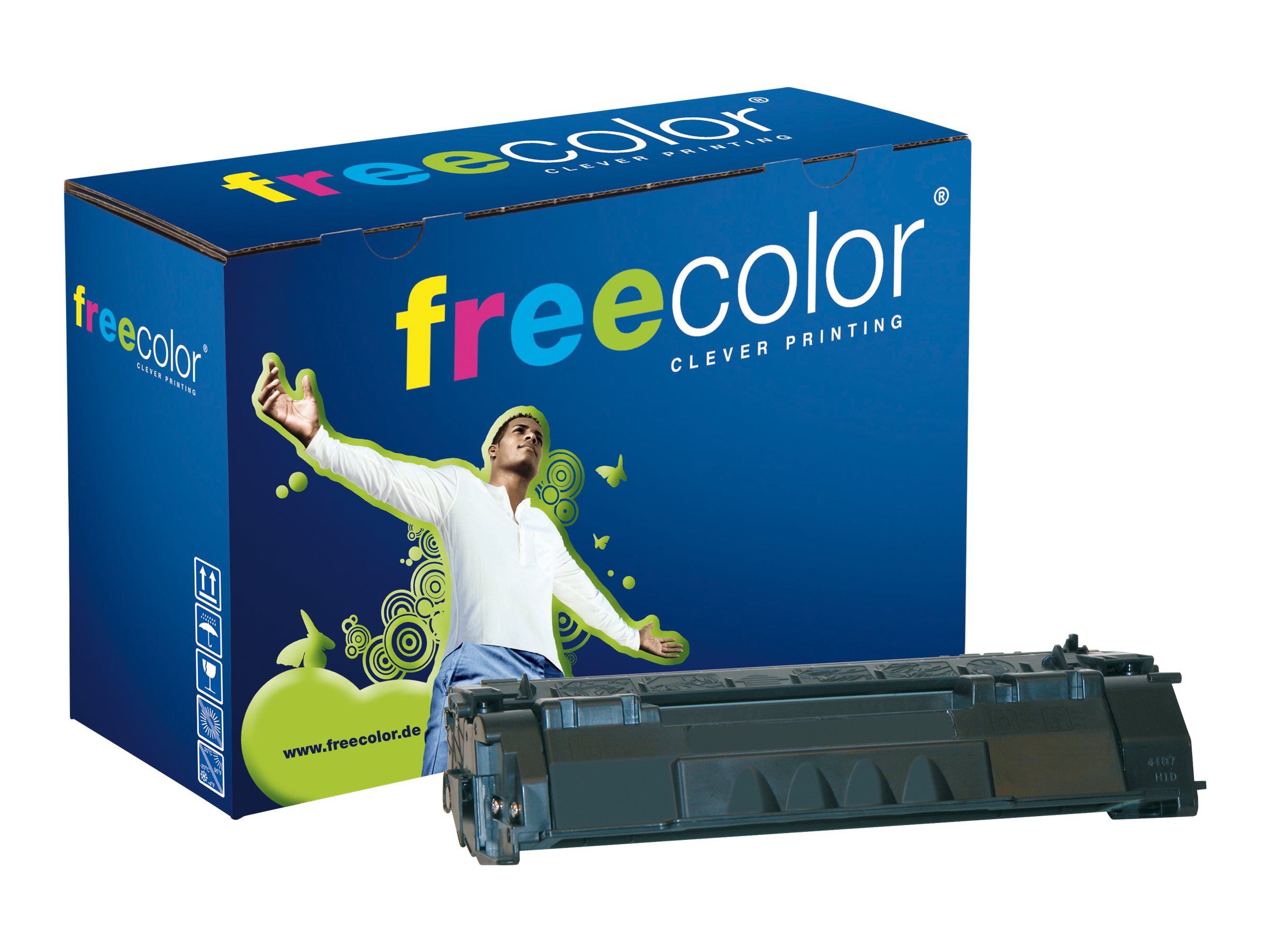 freecolor 140 g - Schwarz - kompatibel - Tonerpatrone (Alternative zu: HP 49A)für HP LaserJet 1320 - 1320n - 1320nw - 1320t - 1320tn - 3390 - 3392