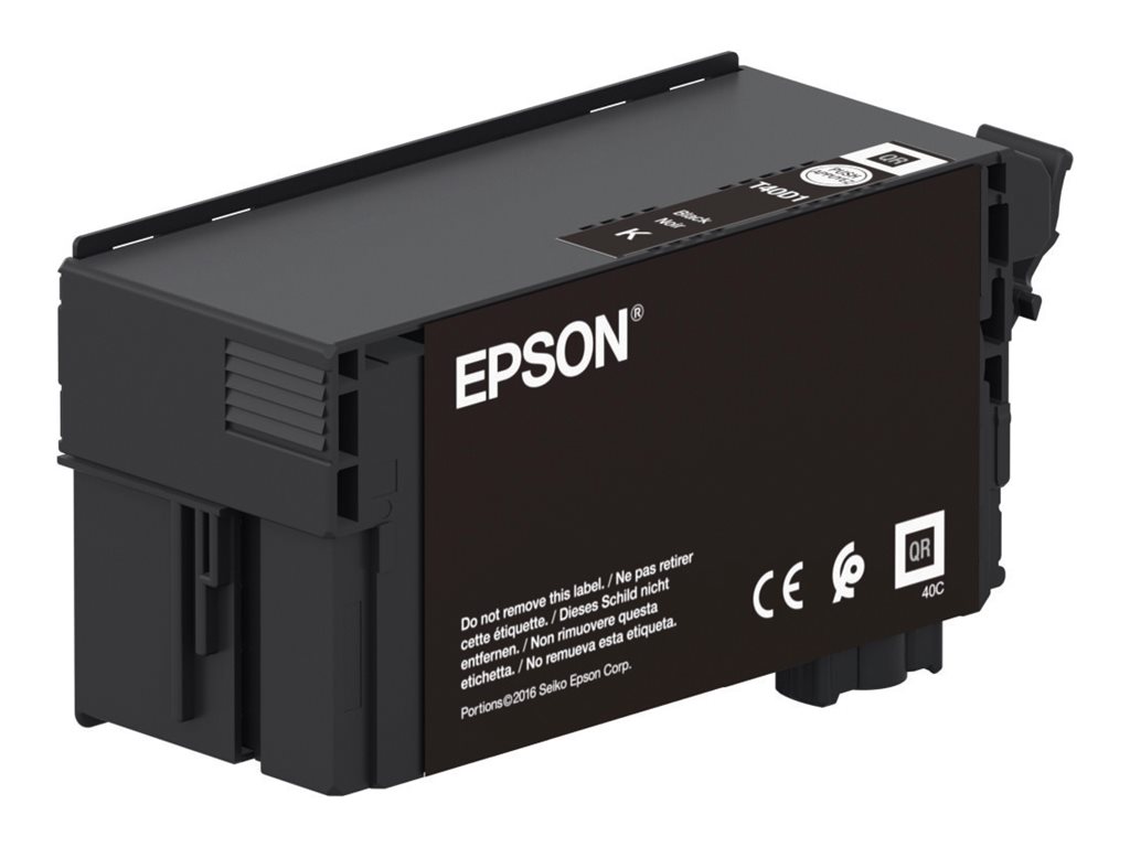 Epson T40D140 - 80 ml - Schwarz - originalTintenpatrone - für SureColor SC-T2100 - SC-T3100 - SC-T3100M - SC-T3100N - SC-T5100 - SC-T5100M - SC-T5100N