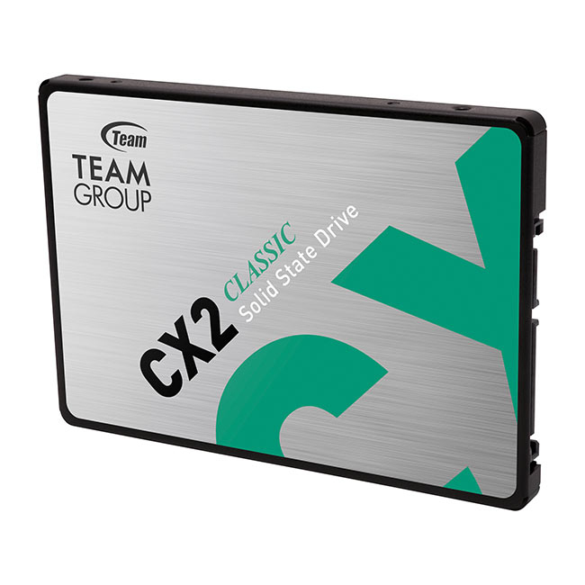 Team Group CX2 - SSD - 512 GB - intern - 2.5" (6.4 cm)SATA 6Gb/s - grün