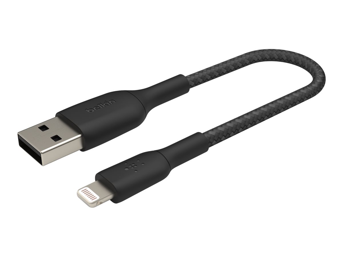 Belkin BoostCharge - Lightning-Kabel - Lightningmännlich zu USB männlich - 15 cm - Schwarz