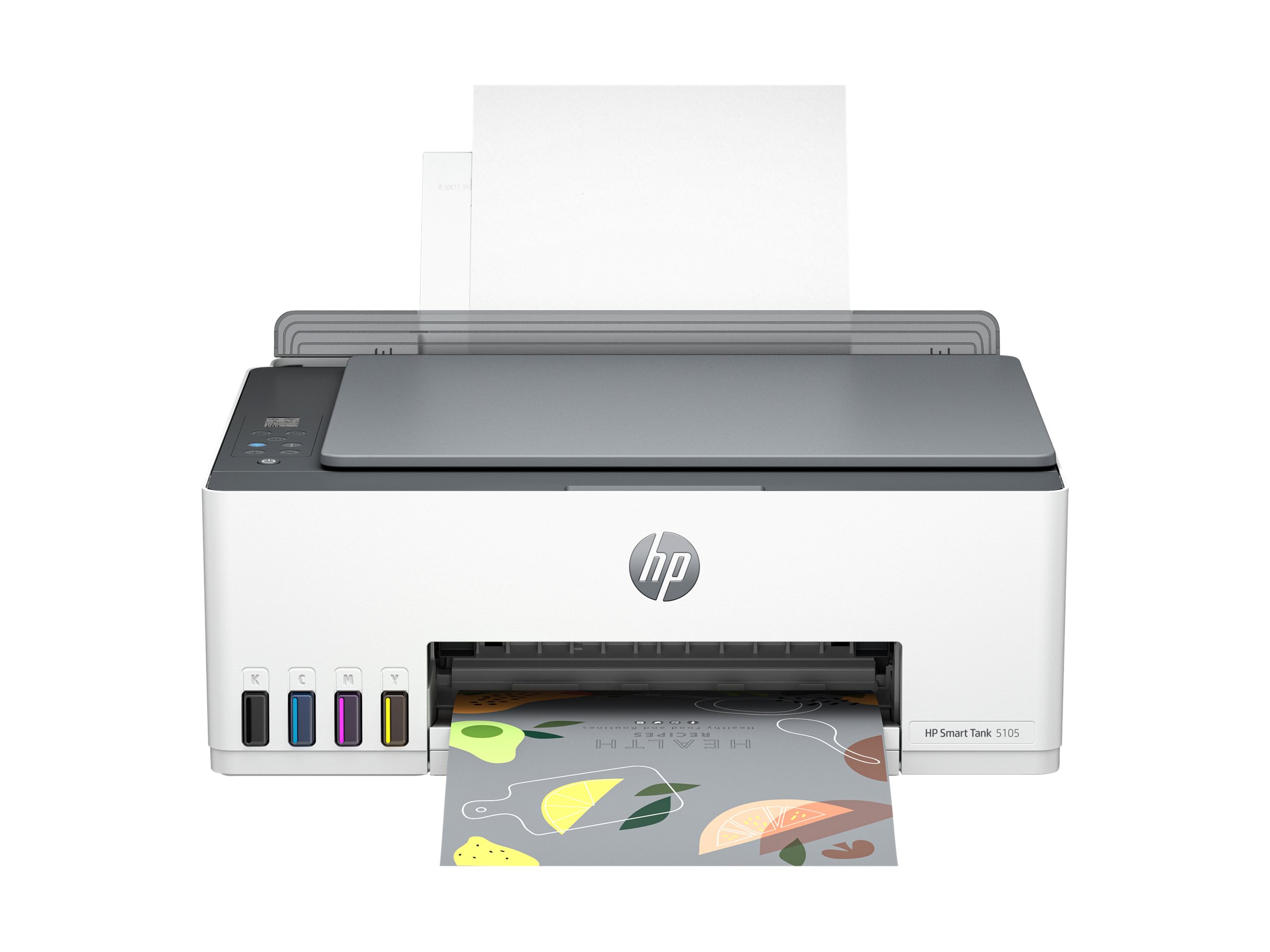HP Smart Tank 5105 All-in-One - Multifunktionsdrucker - Farbe - Tintenstrahl - wiederbefüllbar - Legal (216 x 356 mm)(Original) - A4/Legal (Medien) - bis zu 10 Seiten/Min. (Kopieren) - bis zu 12 Seite