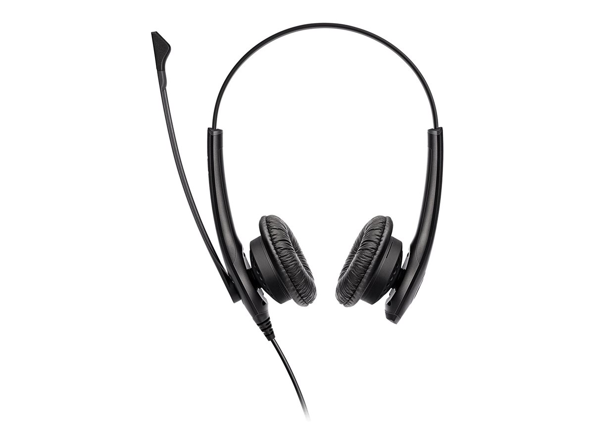 Jabra BIZ 1100 USB Duo - Headset - On-Ear - kabelgebundenUSB - Schwarz - für Bildungseinrichtungen - Zertifiziert für Microsoft Teams - Zoom-zertifiziert