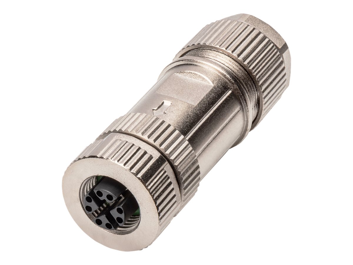DIGITUS Netzwerkanschluss - 8-polig M12 (W)