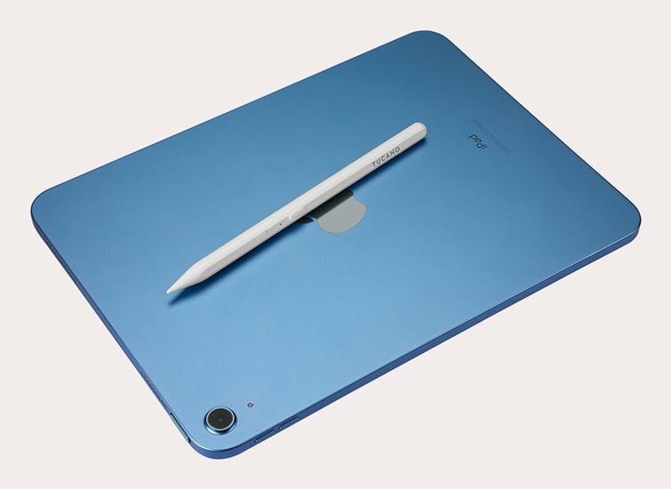 TUCANO Pencil 3, Tablet, Apple, Weiß, iPad 7th/8th/9th/10th gen iPad Air 10 9" 3rd/4th/5th gen iPad Pro 11" 1st/2nd/3rd/4th/5th gen iPad..., Weiß, AluminiumTouchpen