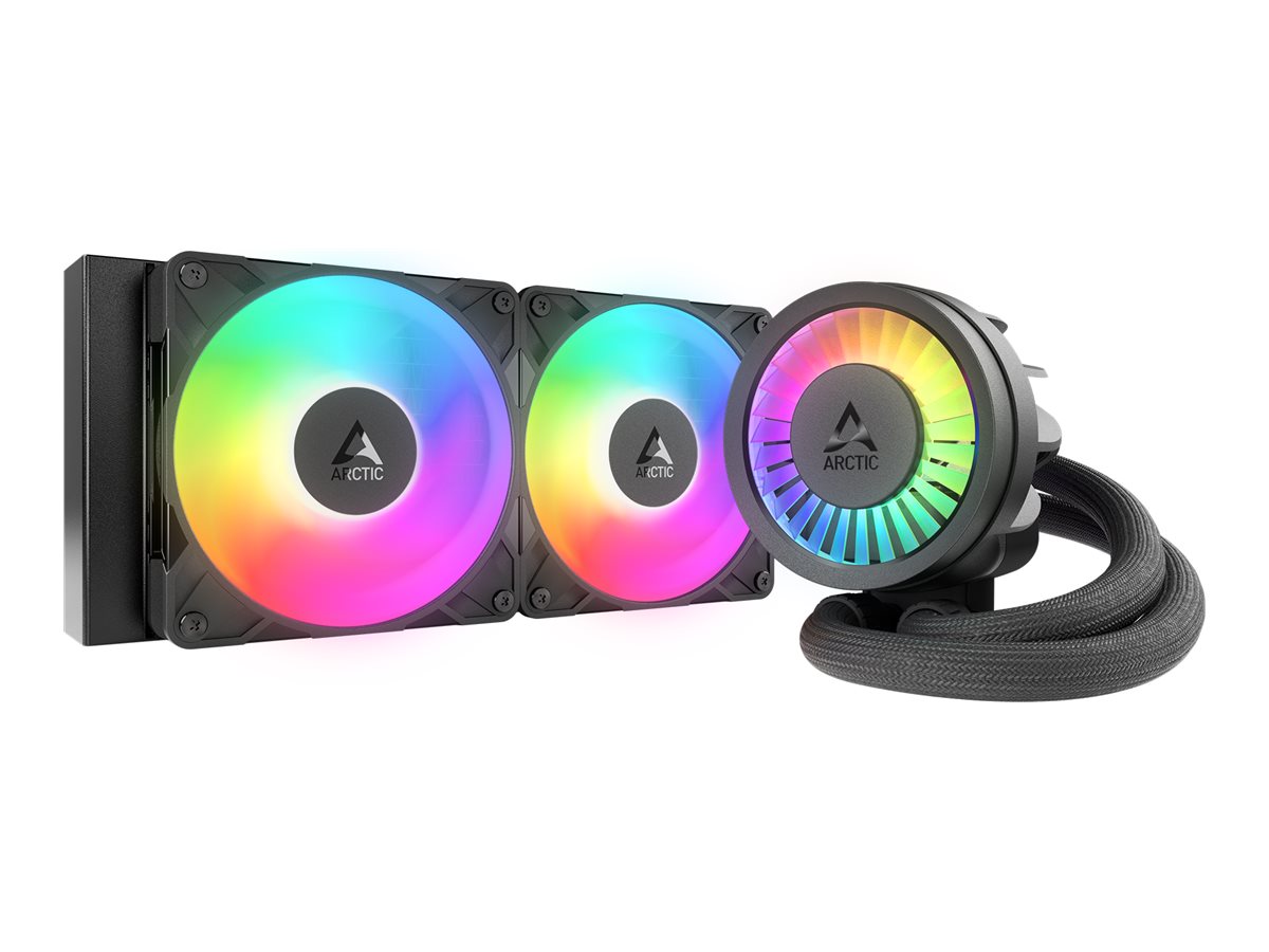 Arctic Liquid Freezer III Pro 240 A-RGB - Prozessor-Flüssigkeitskühlsystem - Kühlergröße: 240 mm - (für: AM5, AM4, LGA1700, LGA1851)120 mm - Schwarz