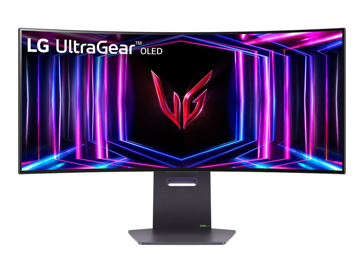 LG UltraGear 34GS95QE-B - OLED-Monitor - Gaming - gebogen - 86.4 cm (34")(33.9" sichtbar) - 3440 x 1440 UWQHD @ 240 Hz - 275 cd/m² - 1500000:1 - DisplayHDR 400 True Black - 0.03 ms - 2xHDMI - DisplayP