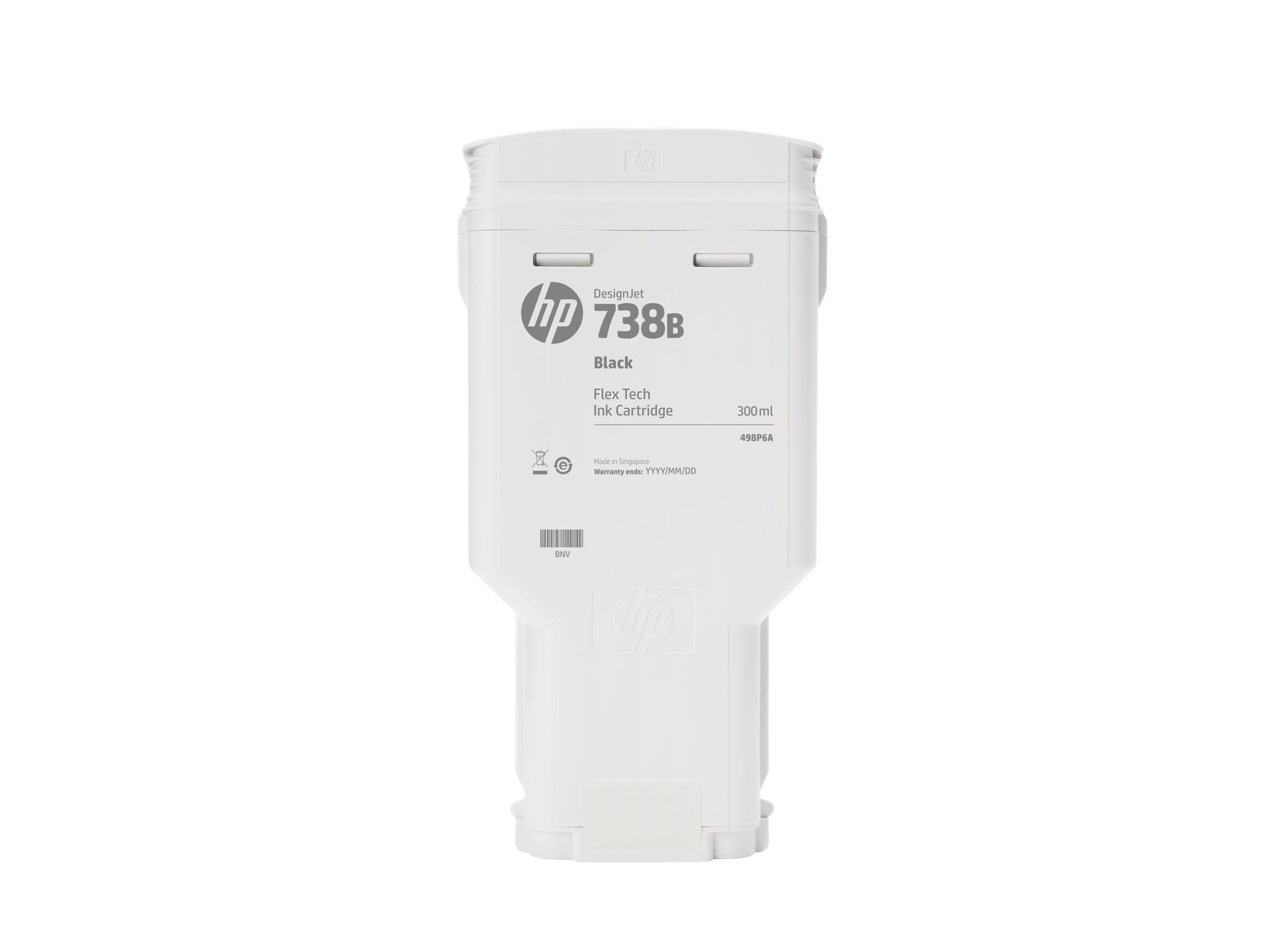 HP 738 - 130 ml - Schwarz - original - DesignJetTintenpatrone - für DesignJet T950 - XT950